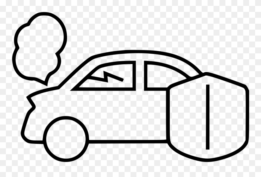 Car Accident - Car Accident Drawing Clipart