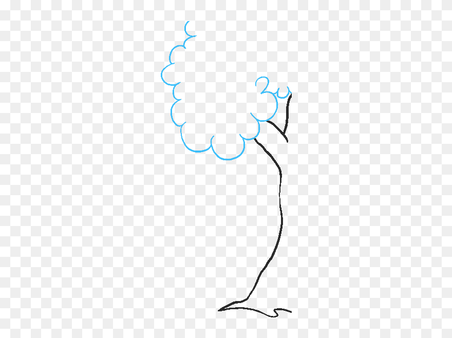 How To Draw A Cartoon Forest In A Few Easy Steps Easy - Sketch Clipart