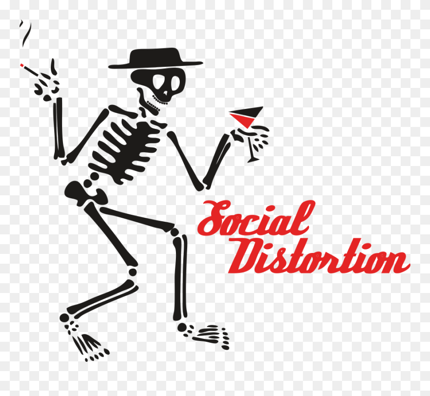 Social Distancing Social Distortion Clipart