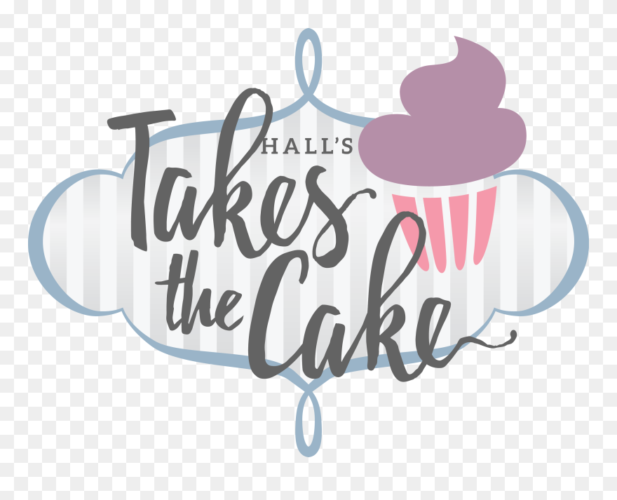 Transparent Cake Logo Png - Calligraphy Clipart