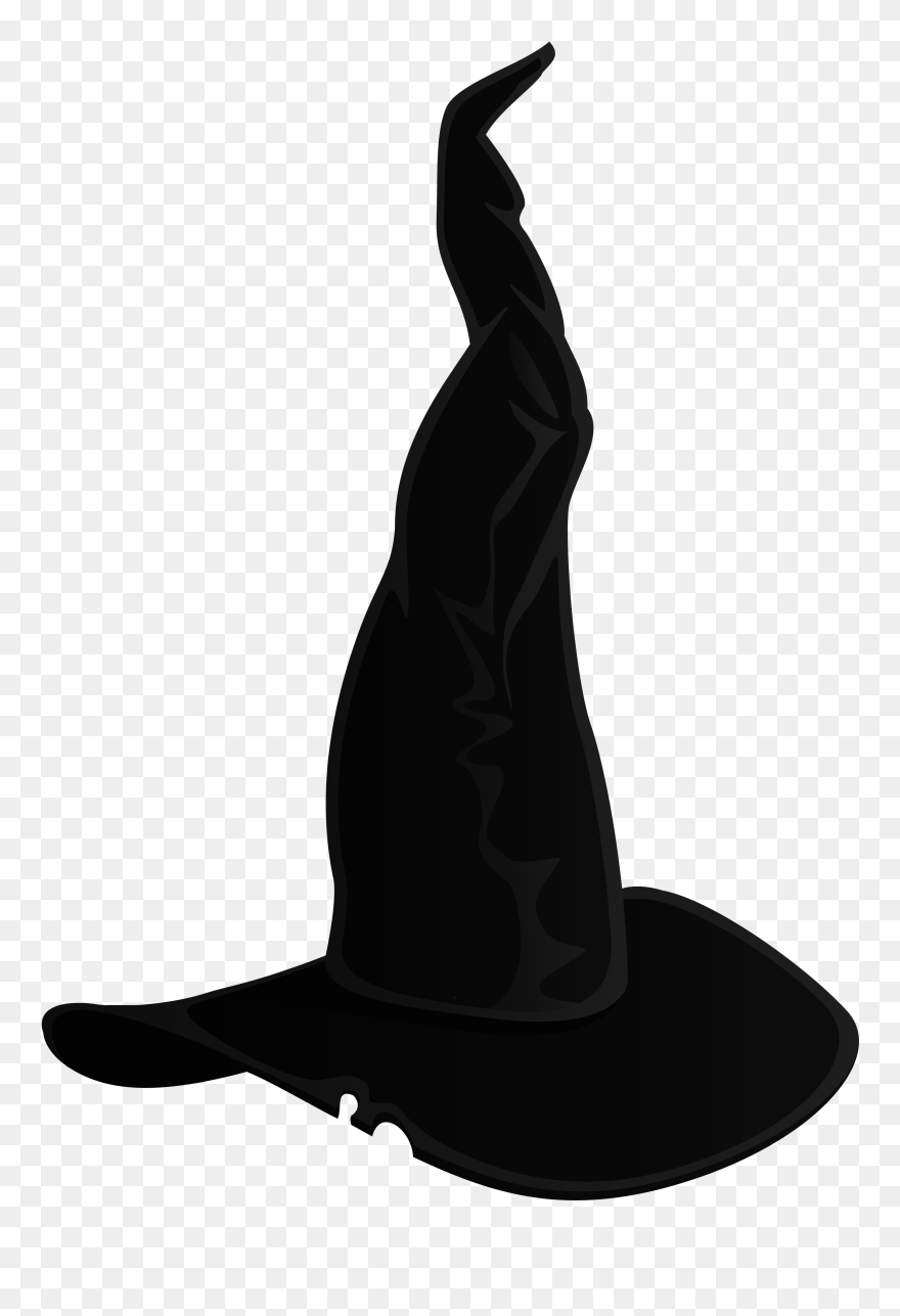Large Black Witch Hat Transparent Png Clipart - Witch Hat Png Transparent