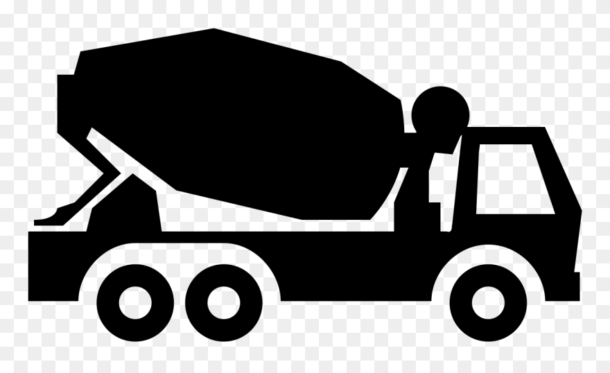 Industrial Clipart Cement Industry Concrete Mixer Icon - Cement Mixer Icon Png Transparent Png