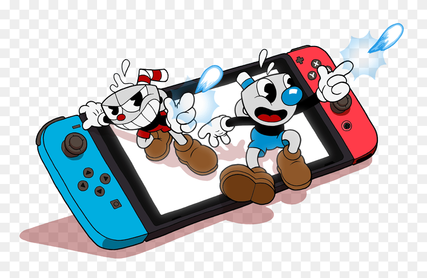 Cuphead And Mugman Game Clipart
