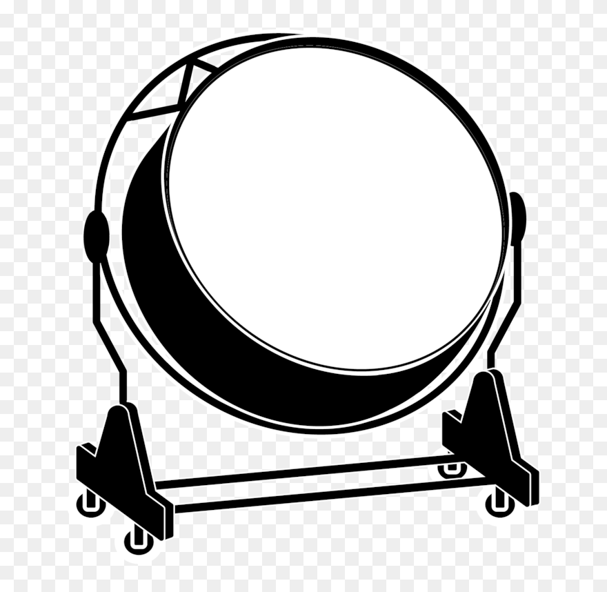 Bass Drums - Circle Clipart
