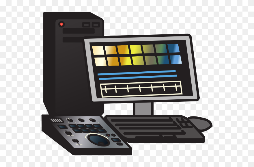 Non-linear Video Editing System - Clip Art Film And Video Editor - Png Download
