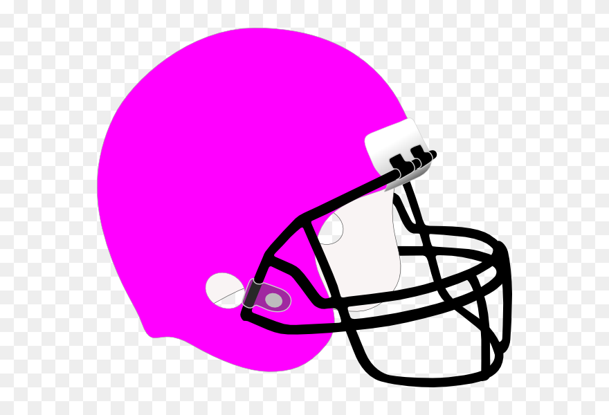 Football Equipment Clipart Jpg Library Library Baseball - Pink Football Helmet Clipart - Png Download