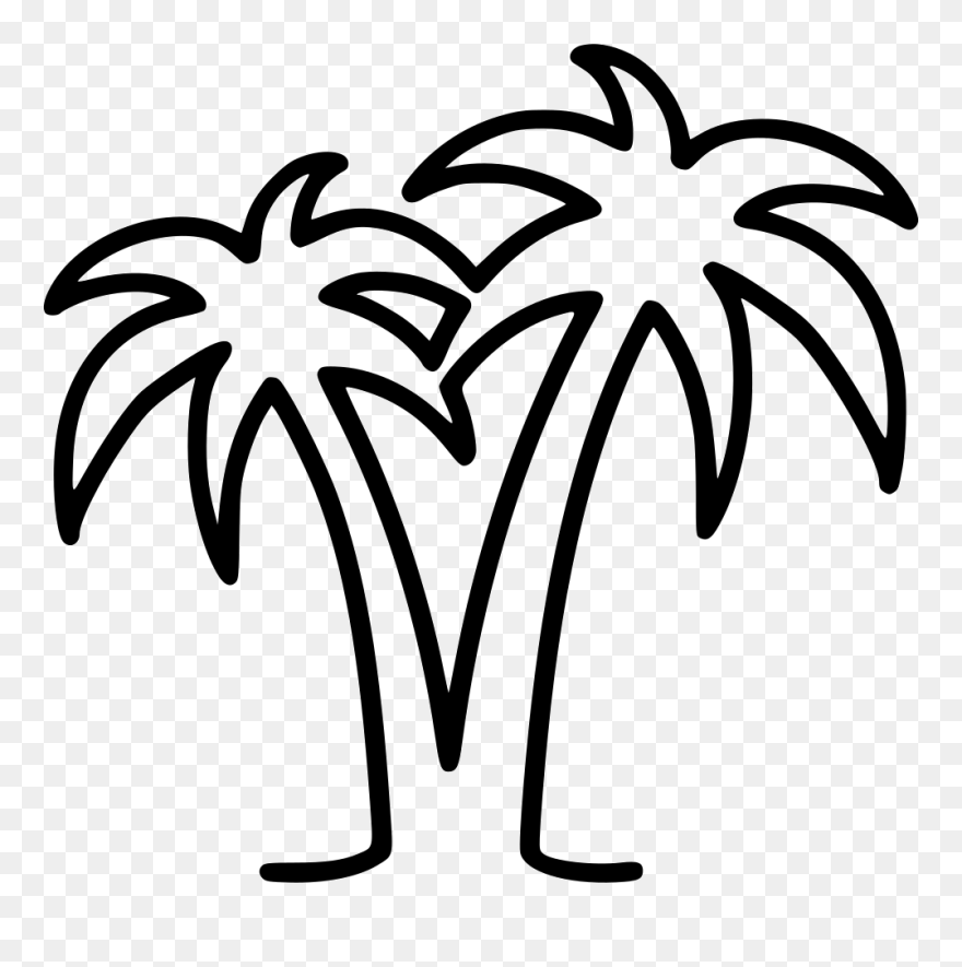 Transparent Palms Png - Instagram Highlight Cover Black And White Clipart