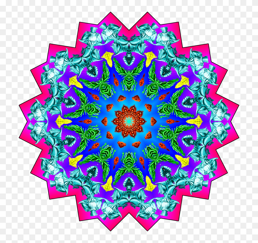 Kaleidoscope,hotspring Central,stock Photography - Mandala Clipart