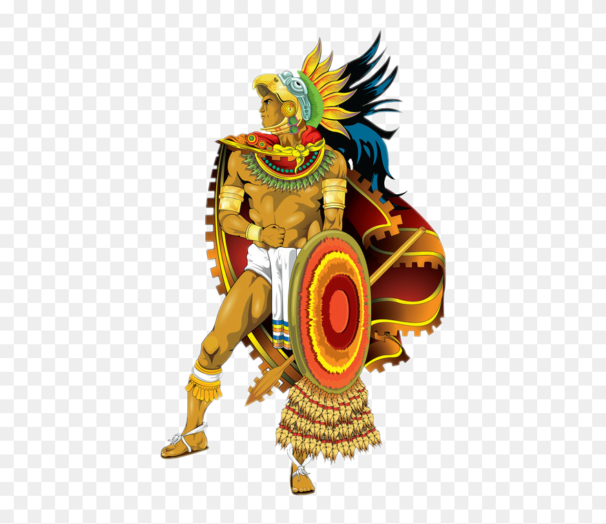 Aztec Warrior Transparent & Png Clipart Free Download - Transparent Aztec Warrior Png