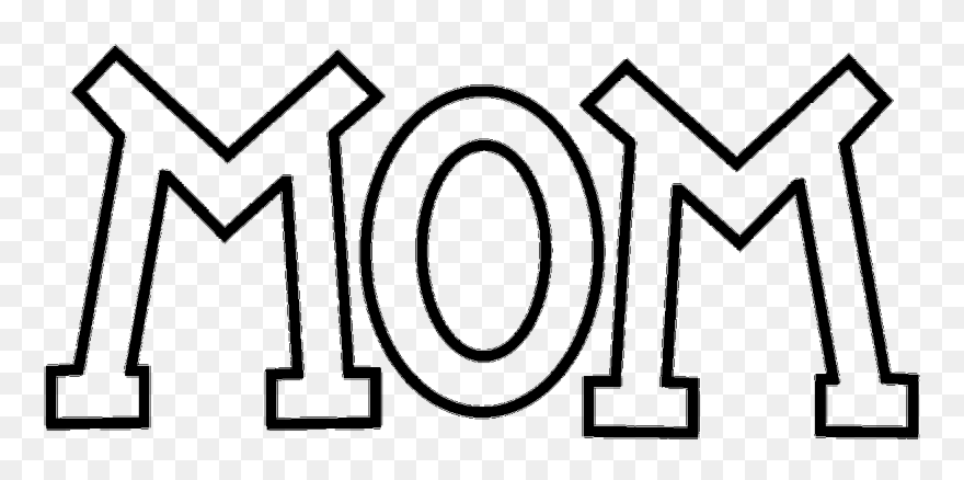 Mom Word No Background Clipart