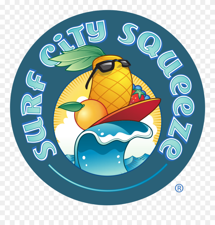 Surf City Cafe Restaurant Smoothie Kahala Brands Clipart - Surf City Squeeze Logo - Png Download
