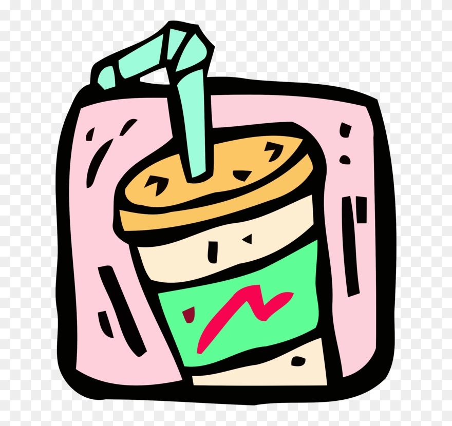 Smoothie Vector Cartoon Drinking Transparent & Png - Clipart Shake Drink