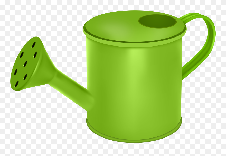 Transparent Can Clipart Image Free Watering Can Green - Watering Can Png Clipart