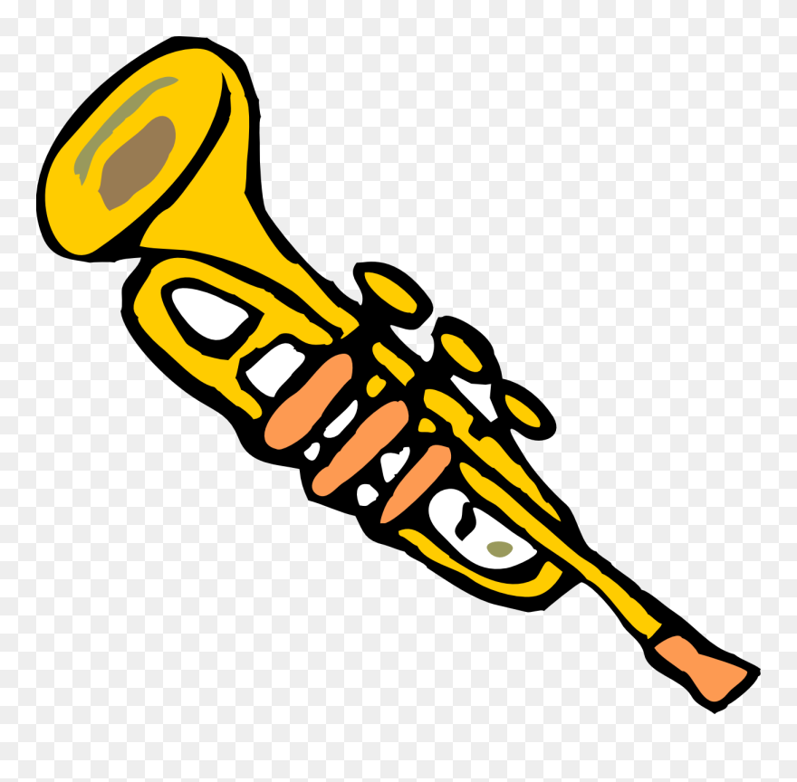 Trumpet Clip Art Free - Trumpet Clip Art - Png Download