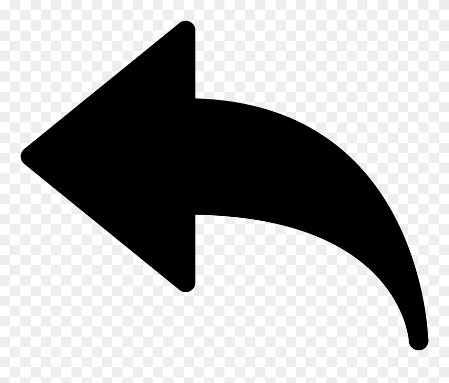 Curved Black Arrow Png Clipart