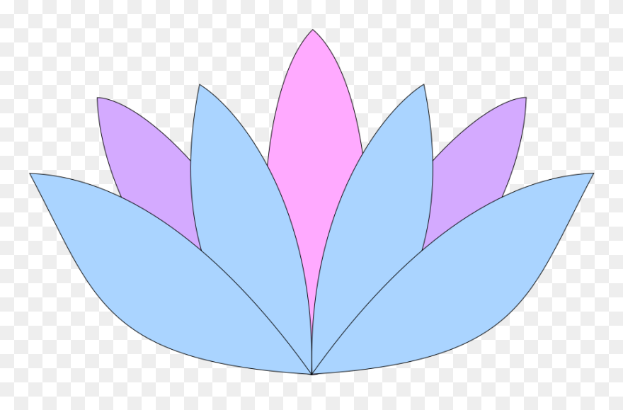 Lavender Lotus Flower Svg Clip Arts - Blue Lotus Flower Clipart - Png Download