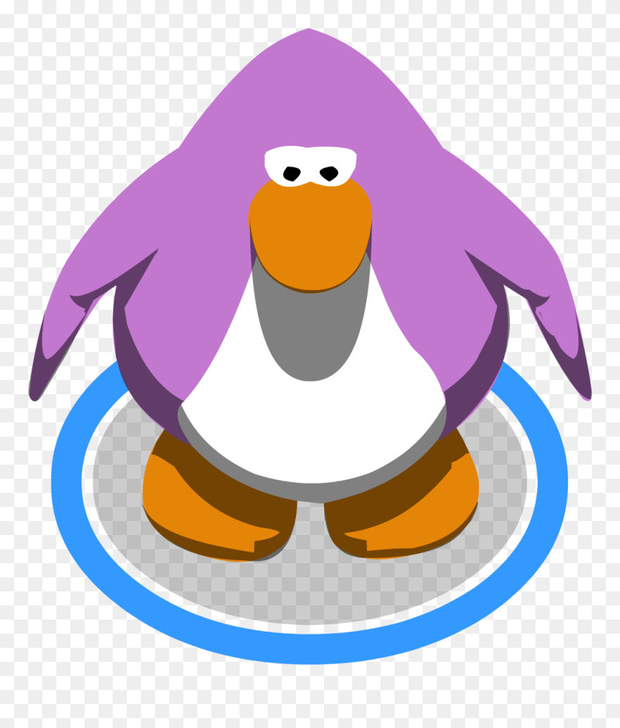 Transparent Lavender Clipart Png - Club Penguin Penguin Model