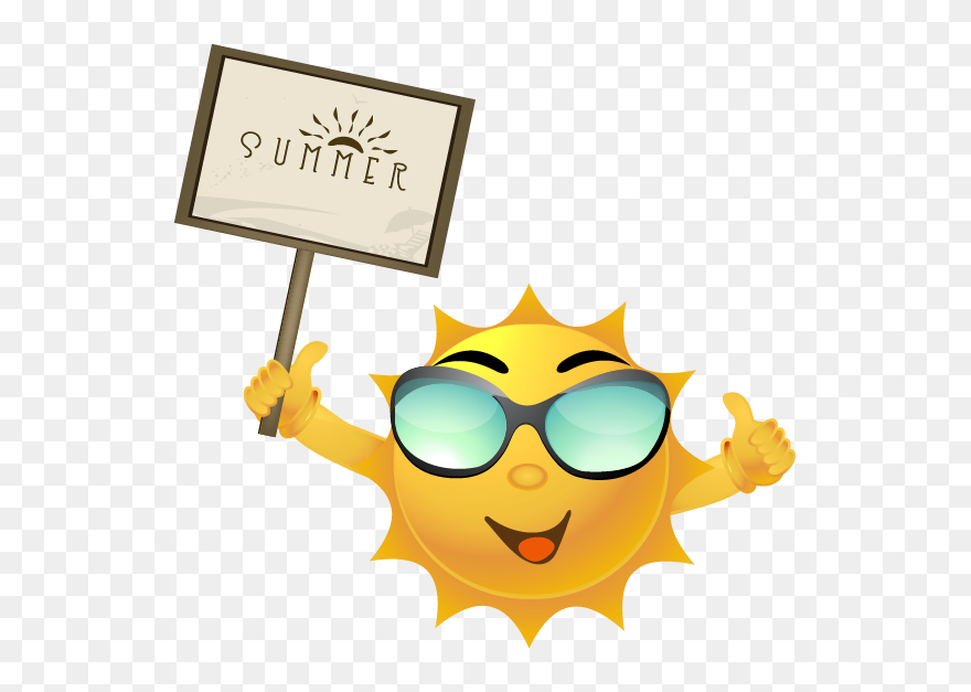 Summer Sun - Lose Weight Vision Board Clipart