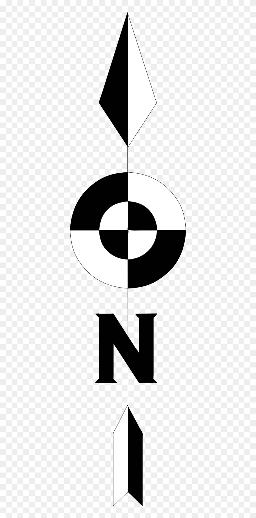 Transparent Background North Arrow Clip Art - Png Download