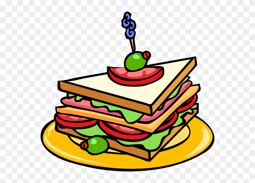 Pasta Clipart - Sandwich Clipart - Png Download
