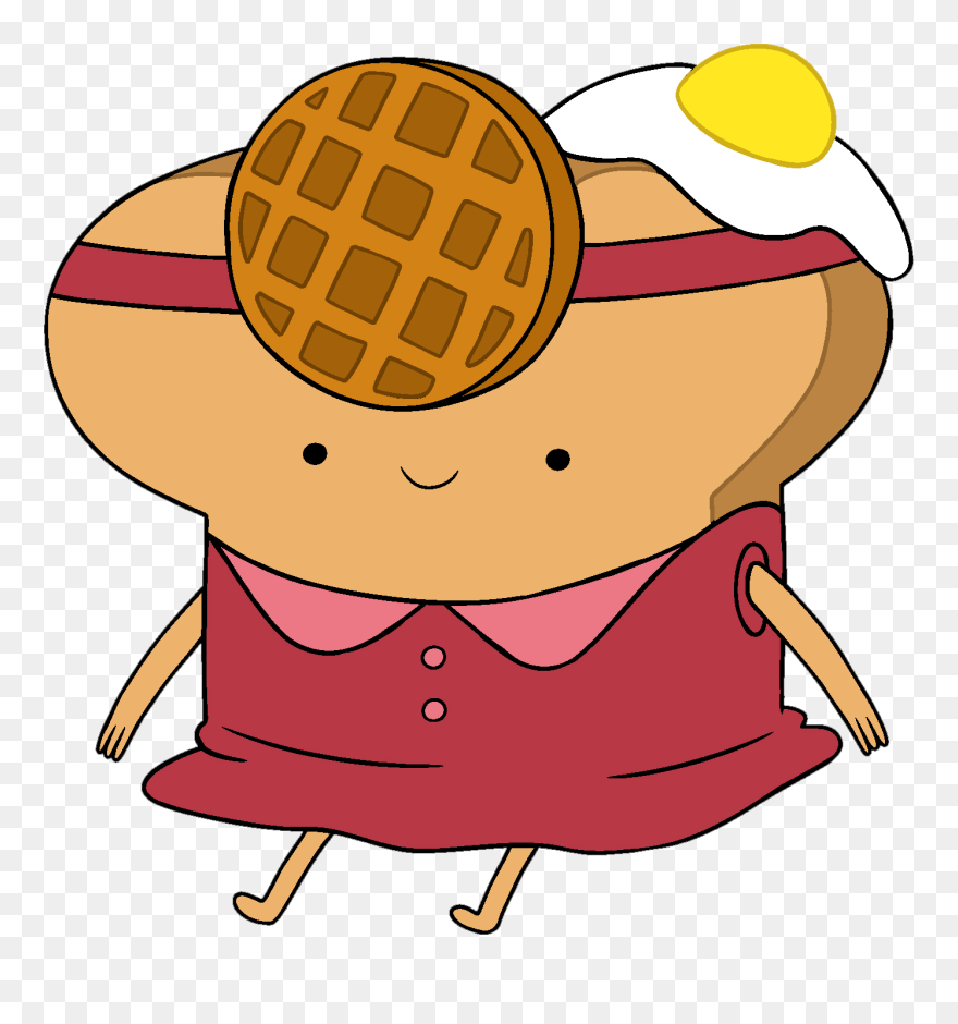 Hotdog Clipart Waffle - Adventure Time Toast Princess - Png Download
