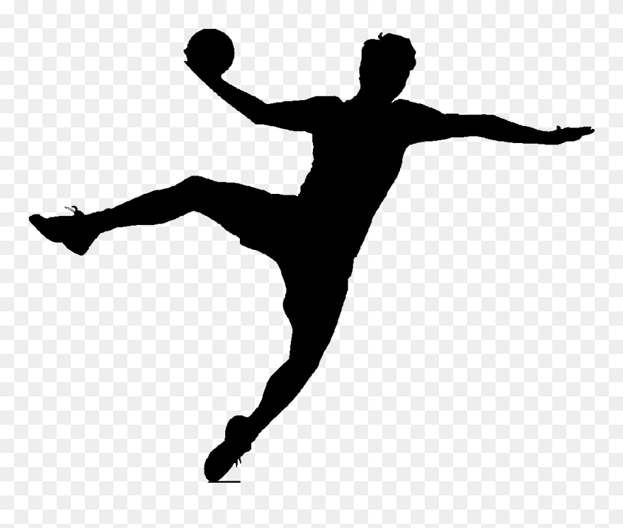 Handball Player Sport Silhouette Photography - Handball Silhouette Png Transparent Clipart