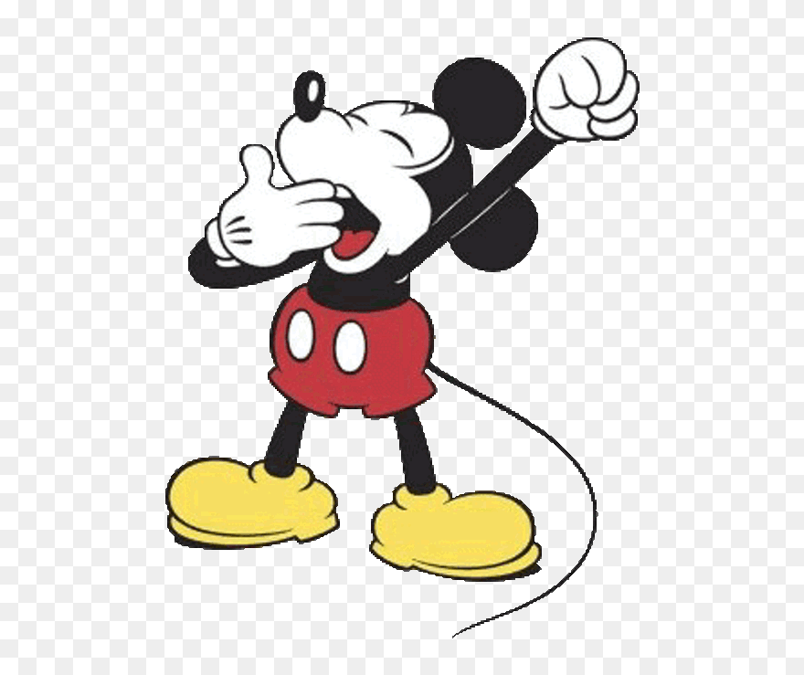 Mickey Mouse Clip Art - Mickey Mouse Yawning - Png Download