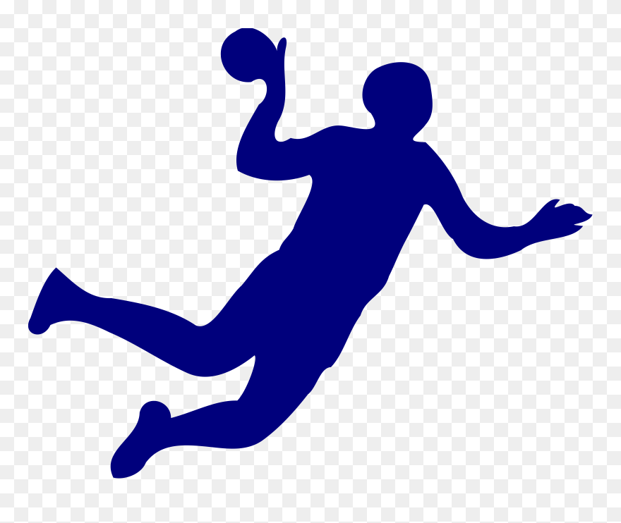 Silhouette Handball 17 Clip Arts - Portable Network Graphics - Png Download
