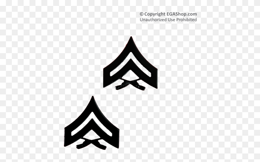 Cpl Chevron Usmc Clipart
