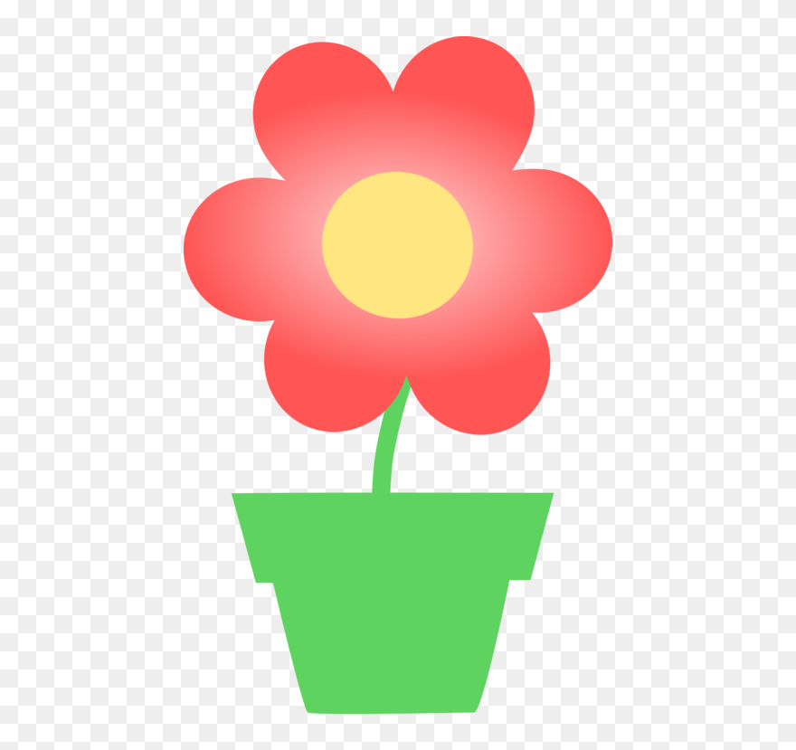 Drawing Structures Clipart - Clipart Simple Flower - Png Download