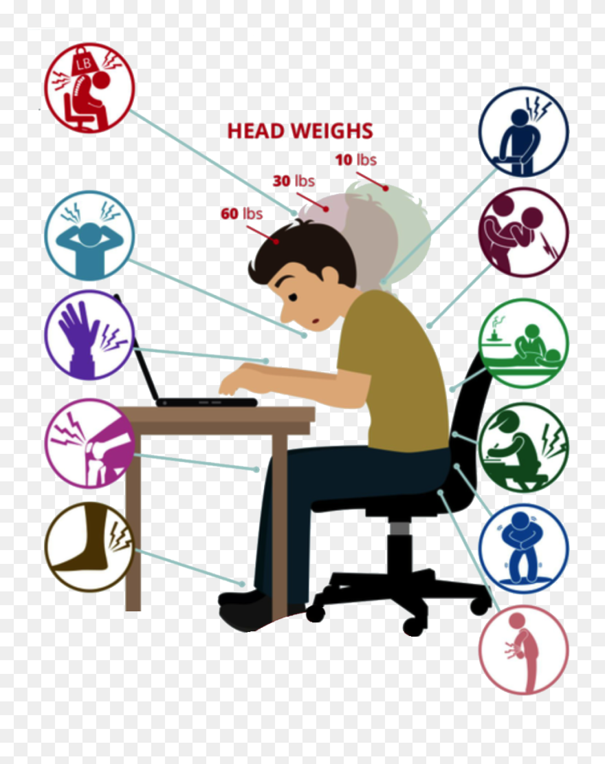 Sitting Is The New - Clipart Images Of Modern Lifestyle - Png Download