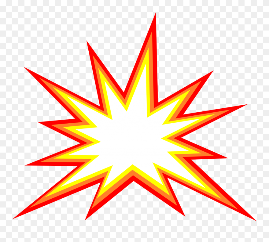 Starburst Explosion Transparent Clipart
