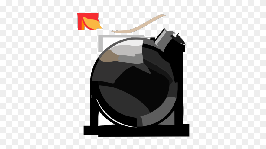Psd Black Bomb Icon Png Images - Illustration Clipart