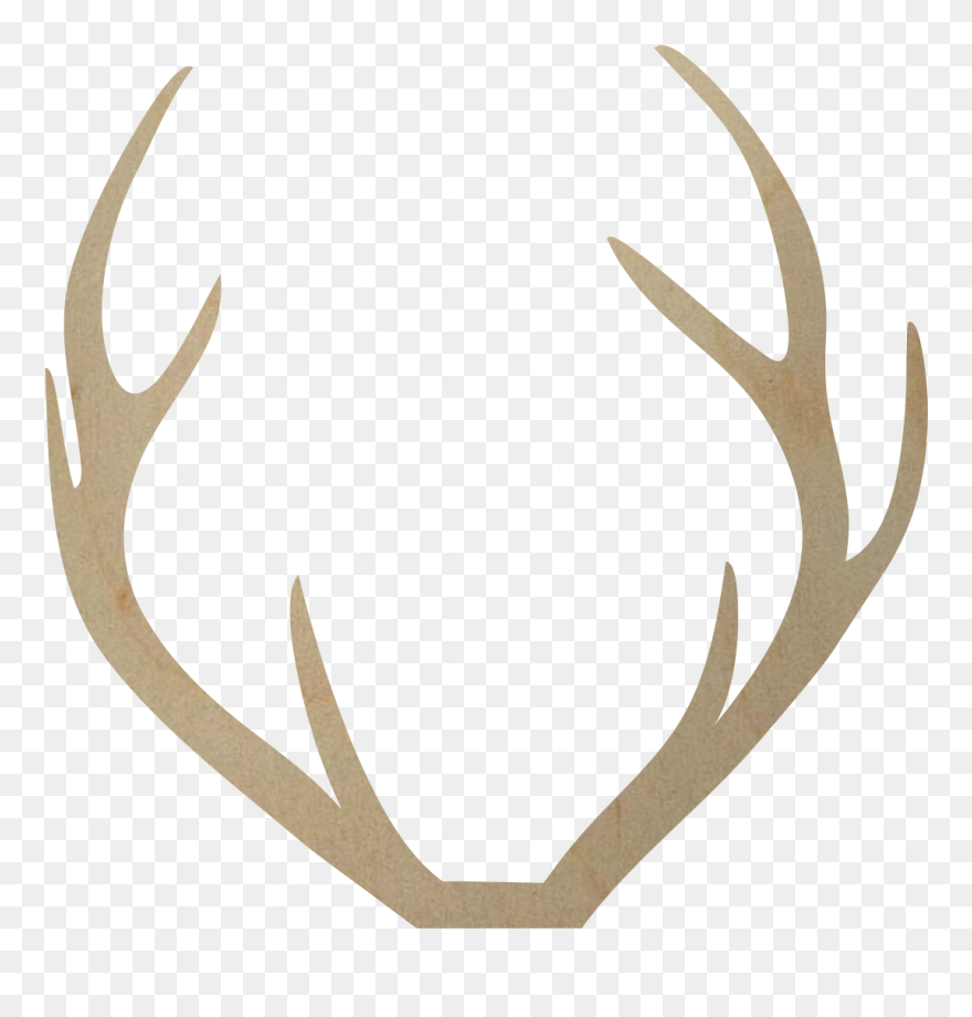Transparent Deer Antler Clip Art - Reindeer - Png Download