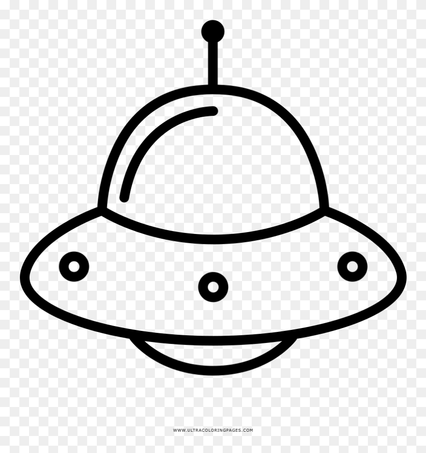 Coloring Pages - Desenho De Nave Espacial Para Colorir Clipart