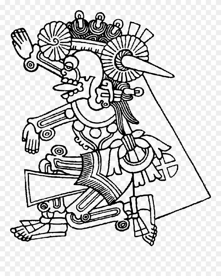 Collection Of Free Swamp Drawing Aztec Download On - Aztec Gods Clipart
