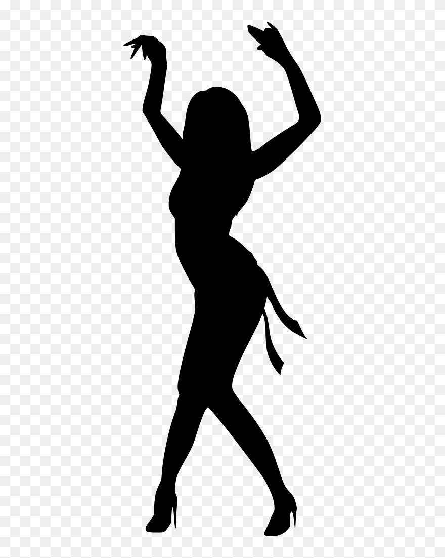 Silhouette Female Vampire Clip Art - Female Vampire Silhouette - Png Download