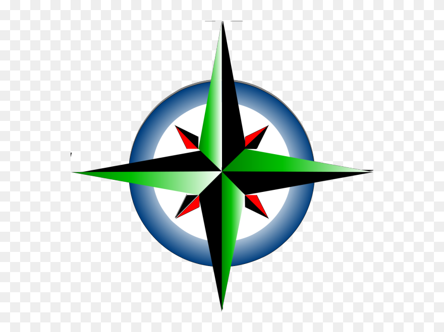 Blue Compass Png Images - North South East West Clipart Transparent Png