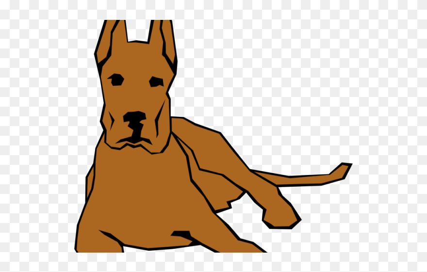 Mad Great Dane Clipart - Png Download