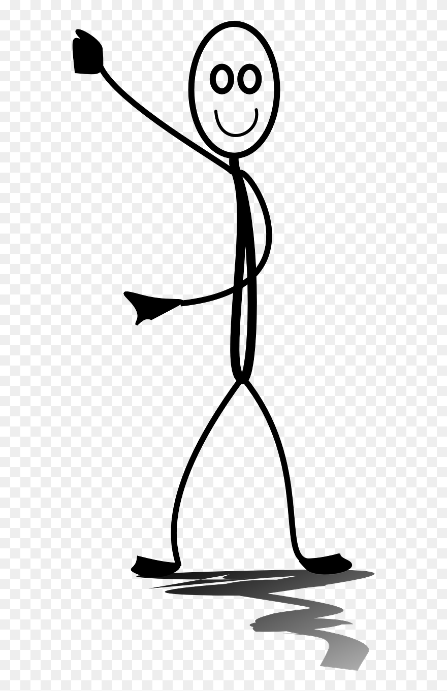 Happy Stick Figure Png Clipart