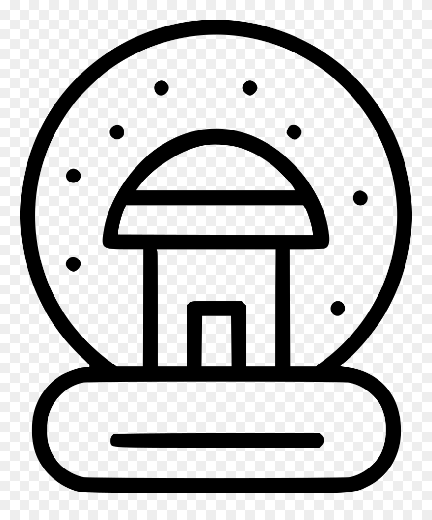 Snowglobe - Circle Clipart