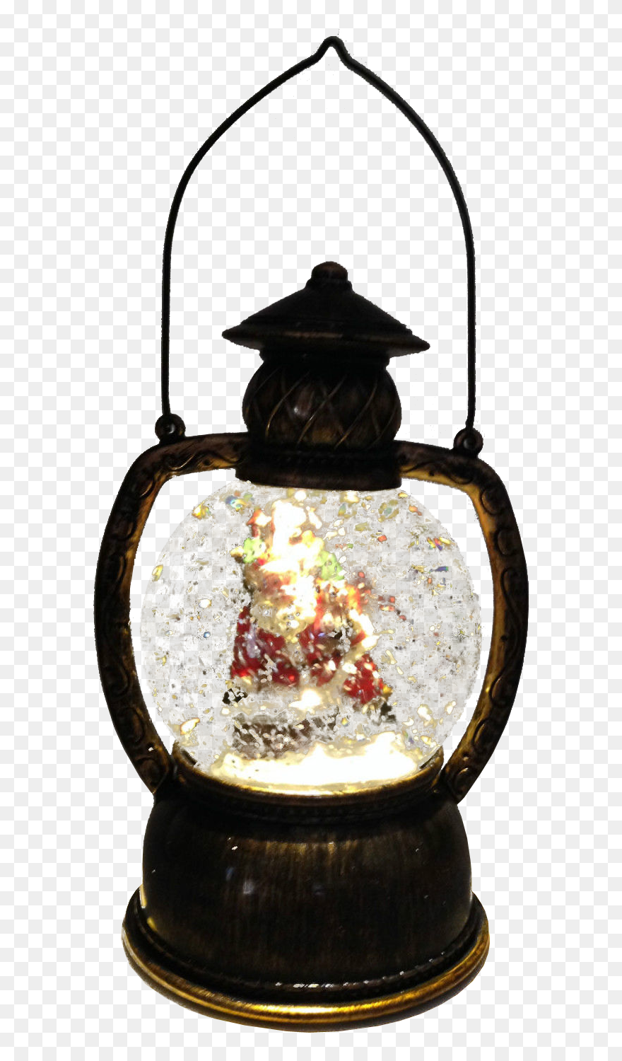 Christmas Snow Globe Lantern Clipart