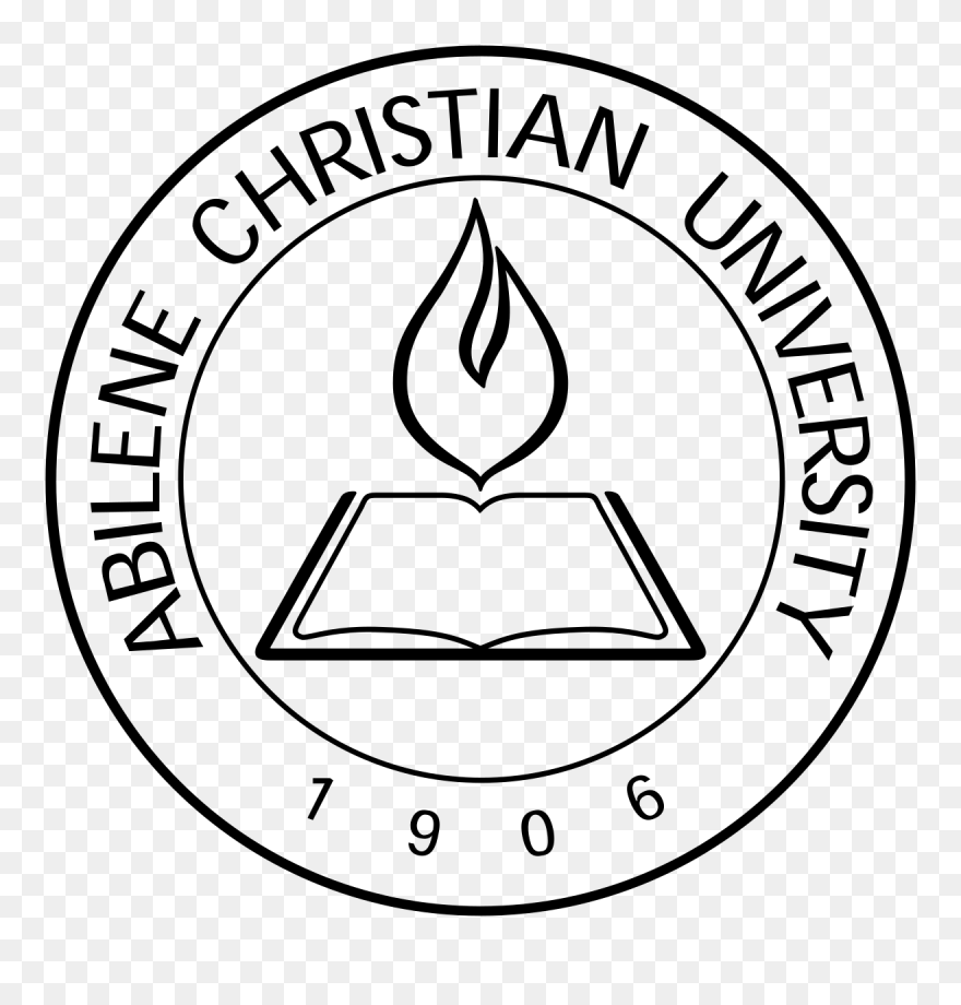 Carson Newman Eagle Clipart Black And White Black And - Abilene Christian University Seal - Png Download