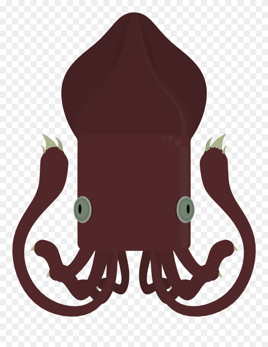 Squid Clipart Squid Fish - Colossal Squid Skin Deeeepio - Png Download