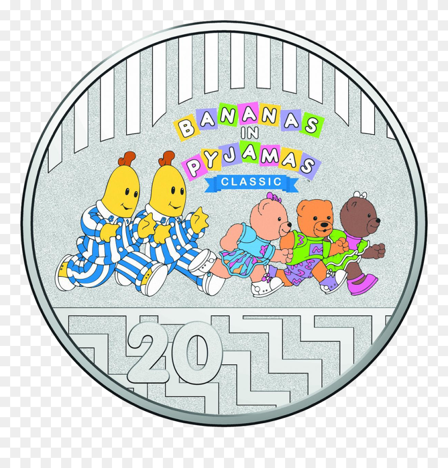Bananas In Pyjamas Coin Clipart