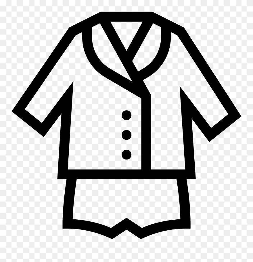 Transparent Pajamas Clipart - Pajama Clipart Black And White - Png Download