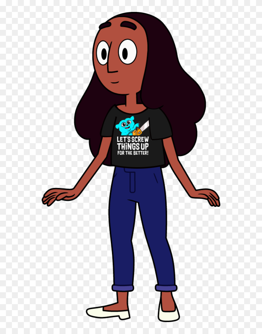 Let"s Screw Thi̇ngs Up For The Better Connie Garnet - Connie Steven Universe Clipart