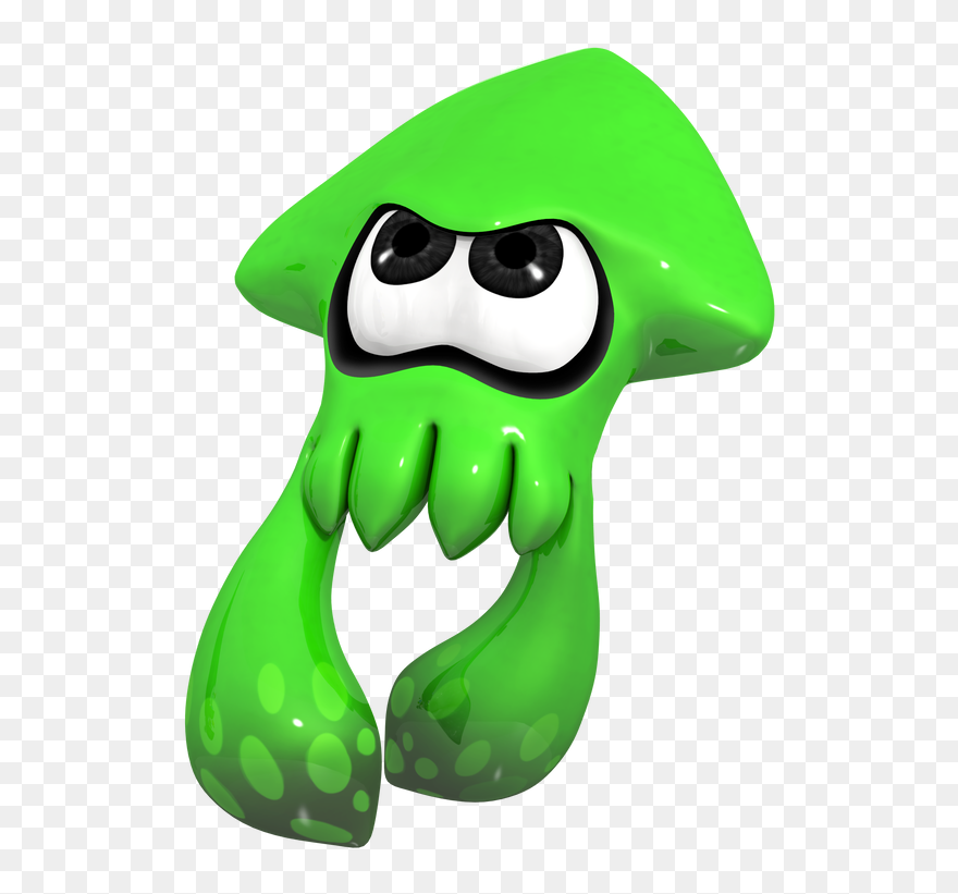 Squid Transparent Images - Splatoon Inkling Squid Form Clipart