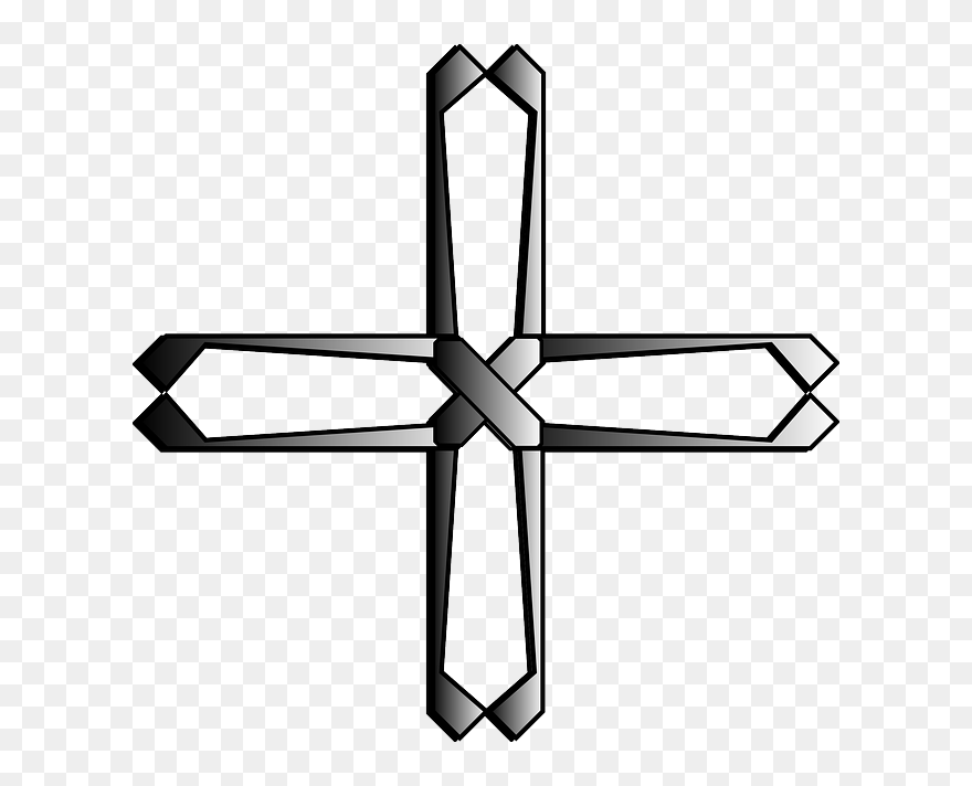 Catholic Clip Art Panda - Greek Cross - Png Download