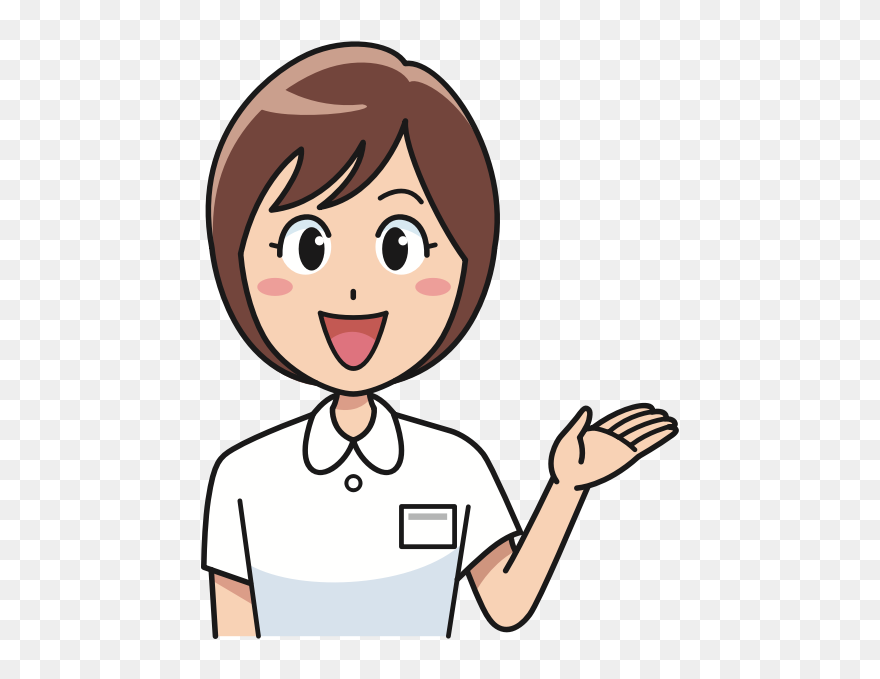 Lady With Hand Out - Doctor And Nurse Clipart - Png Download